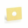 Woodhead Coverplate (1) 1578  Hole For3200/3300O 3261